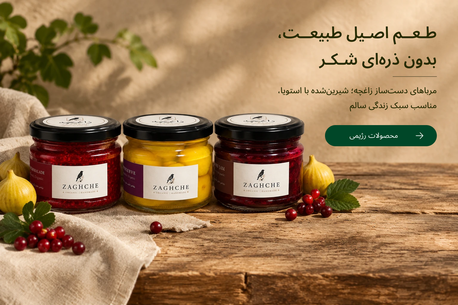 مرباهای رژیمی زاغچه