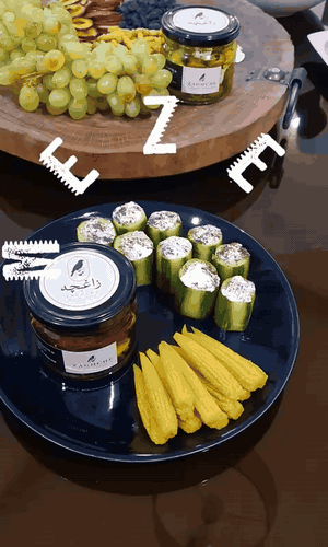 گوجهخشک و موزارلا در روغن زیتون زاغچه